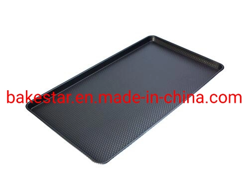 Custom Size Aluminum Metal Perforated Baking Tray with PTFE Coated