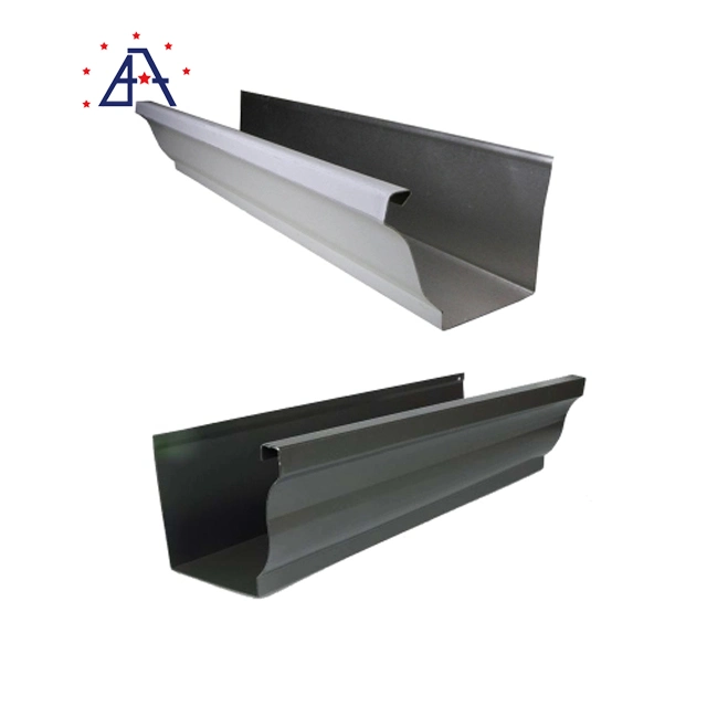 2022 Factory Price Aluminum Alloy Metal Mesh Roofing Rainwater Harvesting Rain Gutter Drainage System