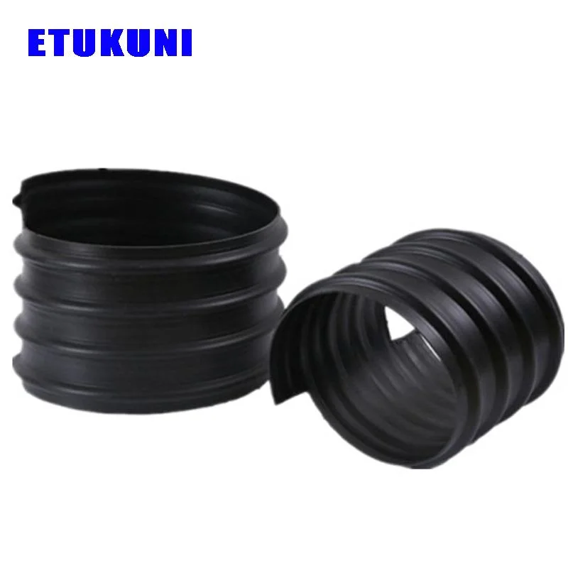 High Rigidity and Strength Stable Performance HDPE Double Wall Corrugated Drain Drainage Pipe with Steel Belt