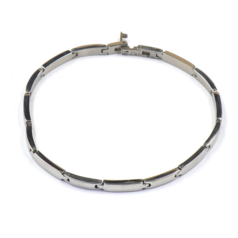 Factory fait sur mesure vide bijoux de mode plaqués or et rhodium Fabricant personnalisé accessoire d'ornement simple Bespoke Wholesale/Supplier Bracelet en acier inoxydable