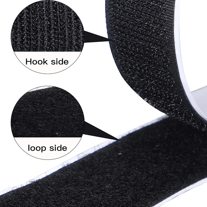 White Sticky Backed Tape Self Adhesive Hook & Loop