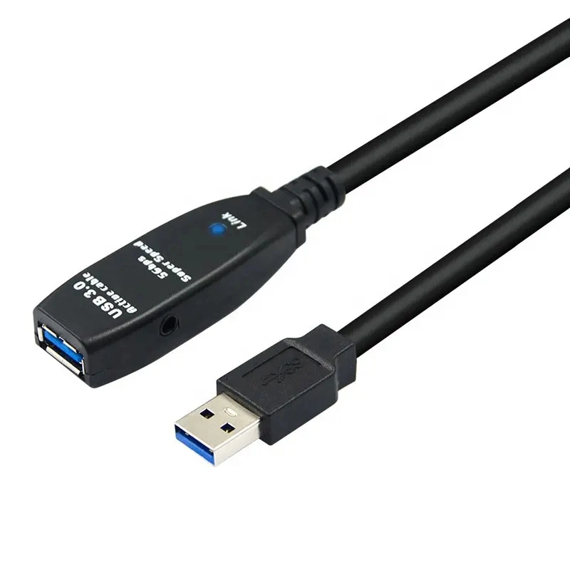 كابل تمديد نشط USB3.0 بطول 30 م مع معزز الإشارة