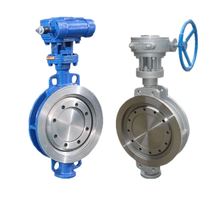 Gear Operated Double Flanged Offset Eccentric Butterfly Valve DN350