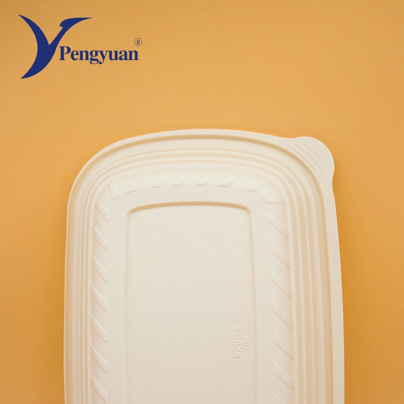 Multi-Style Food Container with Lid and Degradable Corn Starch Material