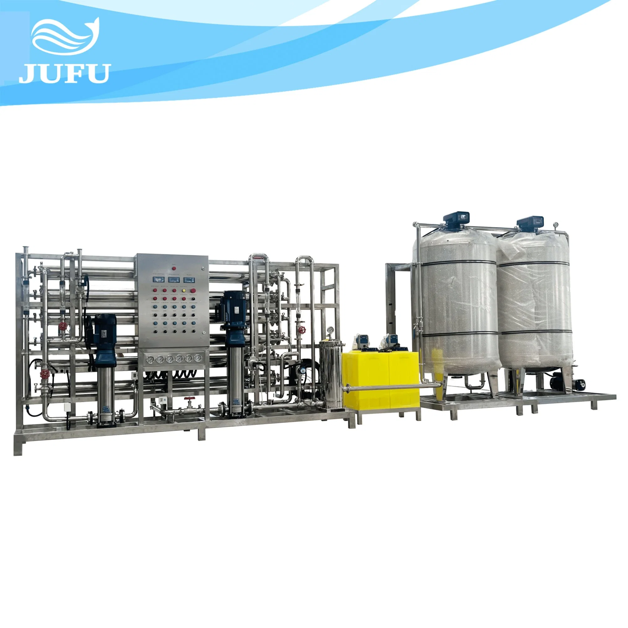 2000L/H Reverse Osmosis Purification Industrial Water Filter RO Treatment System