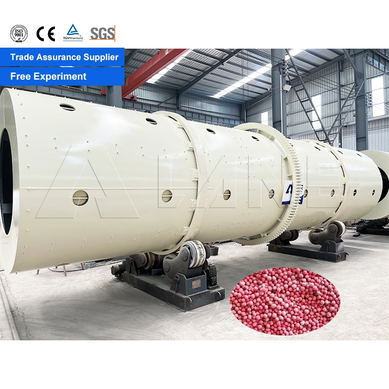 Lane Manure Machine Biohumus Granulating Machine Bio Orqanic Phosphate Rotary Drum Granulation Fertilizer Equipment