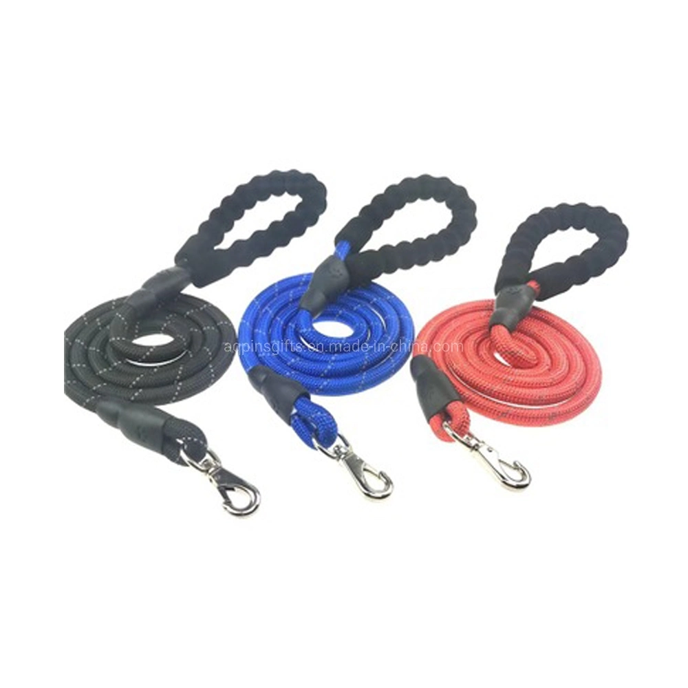 Air Mesh Pet Breathable Dog Leash Fashion Knitting Dog Collars Color Nylon Pet Leashes