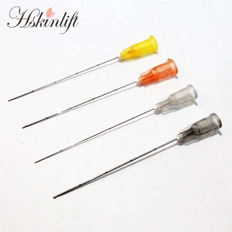 Micro Disposable Hypodermic Mesotherapy 18g 22g 25g Needle 4mm 6mm Medical Beauty Injection Canula Needle Needling