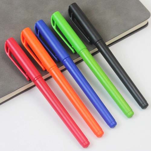 Black Gel Ink Pen, Cheap Plastic Gel Pen, Plastic Advertising Pen, Promotional Plastic Gel Pen