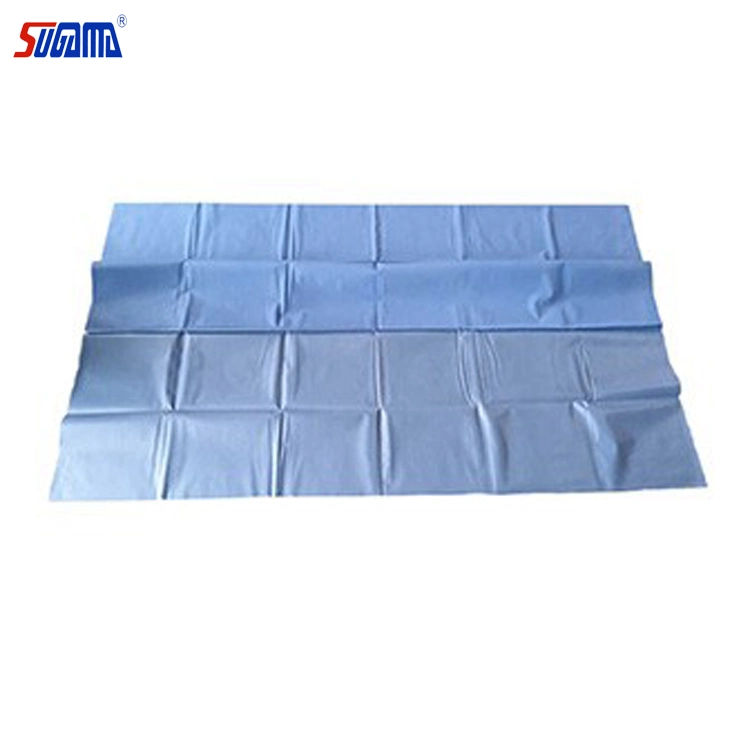 Disposable Non-Woven Blue Bed Cover Bed Sheet Stretcher Sheet