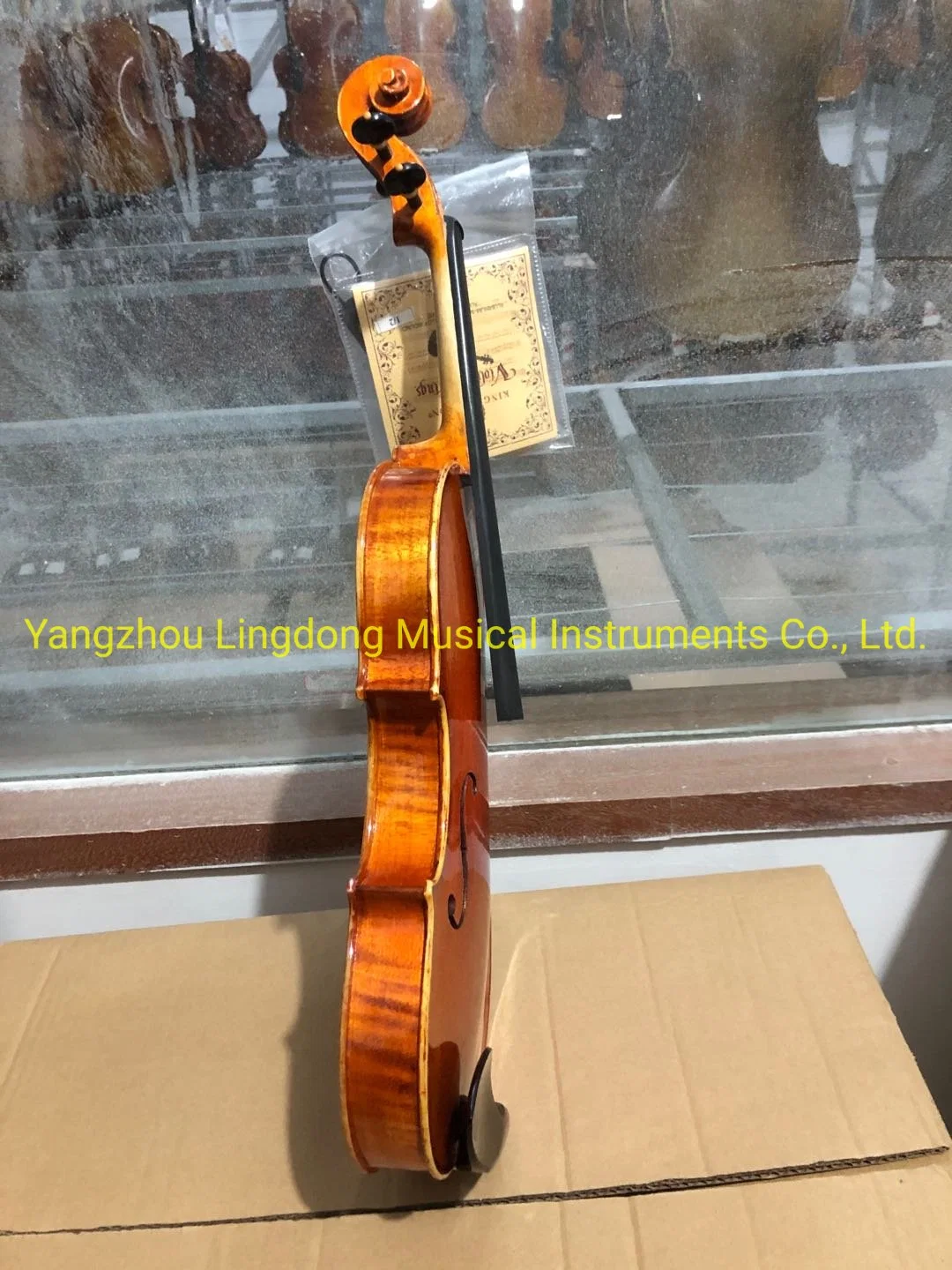 Handmade Natural Flame Violin Wholesale/Supplier in China