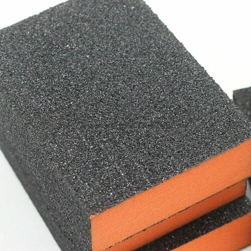 Oxyde d'aluminium éponge abrasive bloc de mousse noire de ponçage