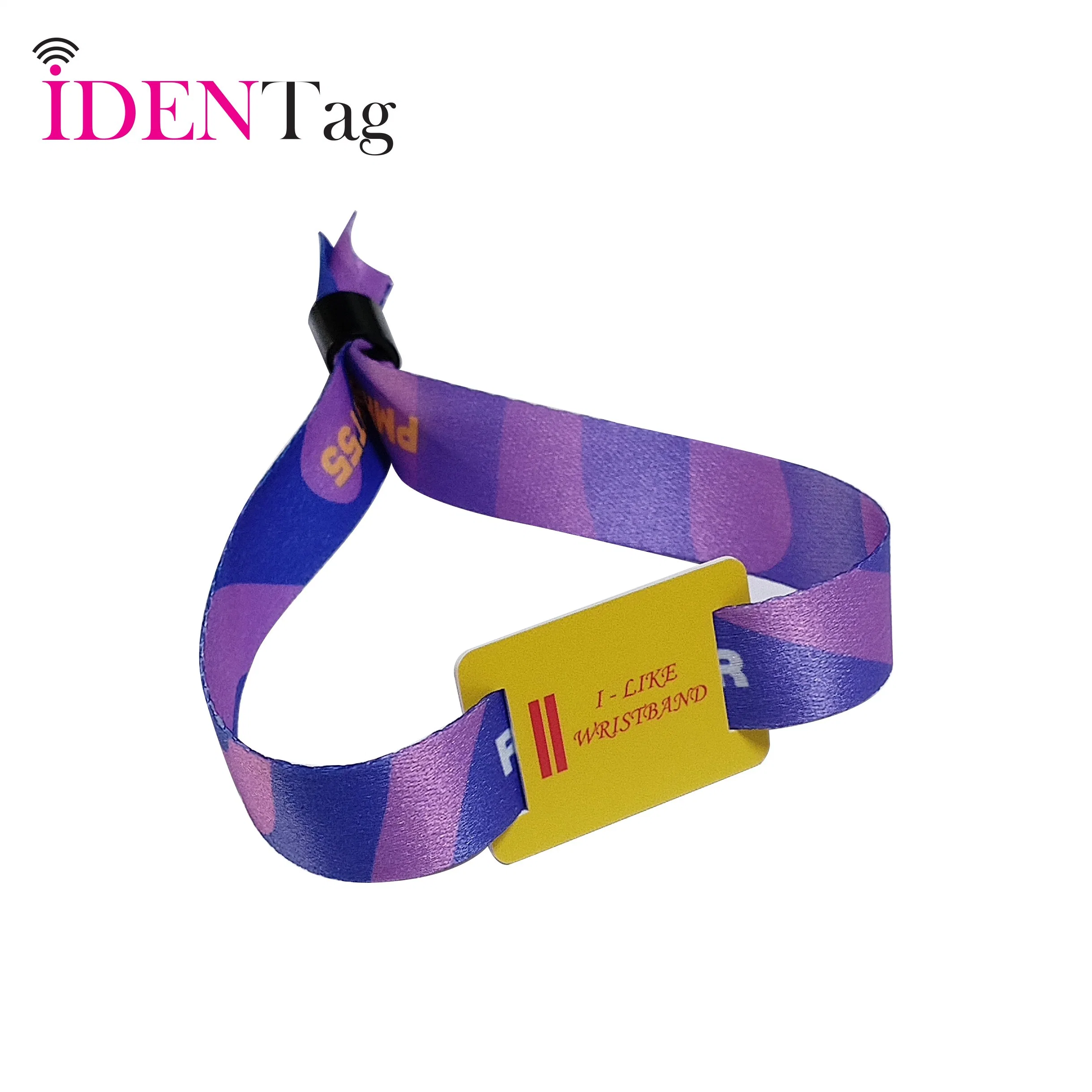 Charm Cheap Concert Festival Polyester High quality/High cost performance  Cloth Soft Convenient Recycle Wristband Bracelet