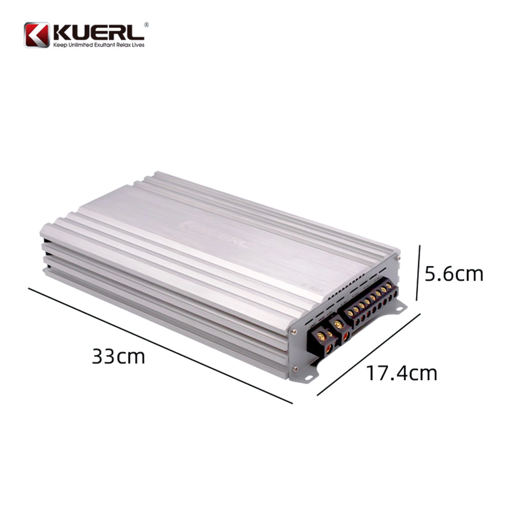 Kuer K-90.4 Nouveau produit 4 CH de meilleure qualité de l'amplificateur de classe AB Amplificateur de puissance audio de voiture