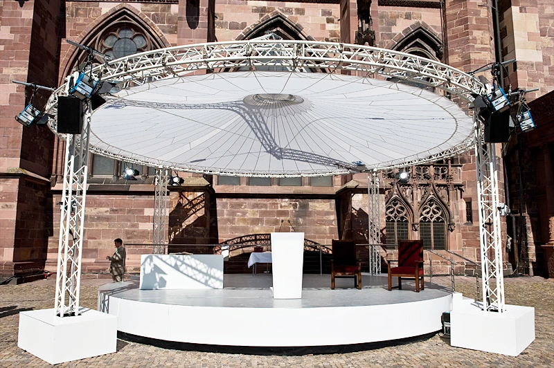 Dragon Outdoor Concert Stage Truss System, Flat Truss System para equipos de escenario