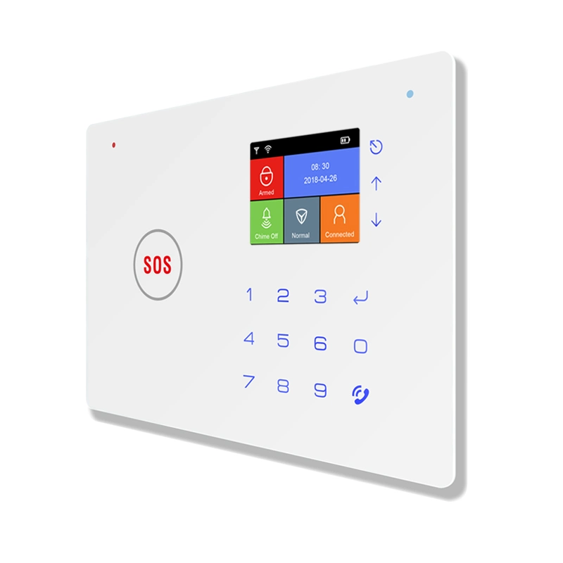 Tuya WiFi GSM Home Security Alarm System with Wired Wireless Smart Zones (ES-G66W)