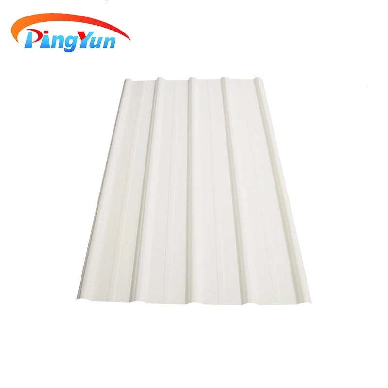 Trapezoidal Style ASA PVC Roofing Sheet PVC Plastic Roof Tile for Farm House