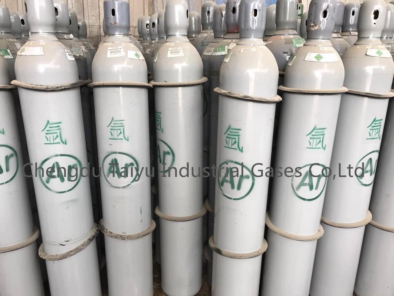 High Pressure 47L Argon 150bar Gas Cylinder Industrial 99.999% Argon Gas