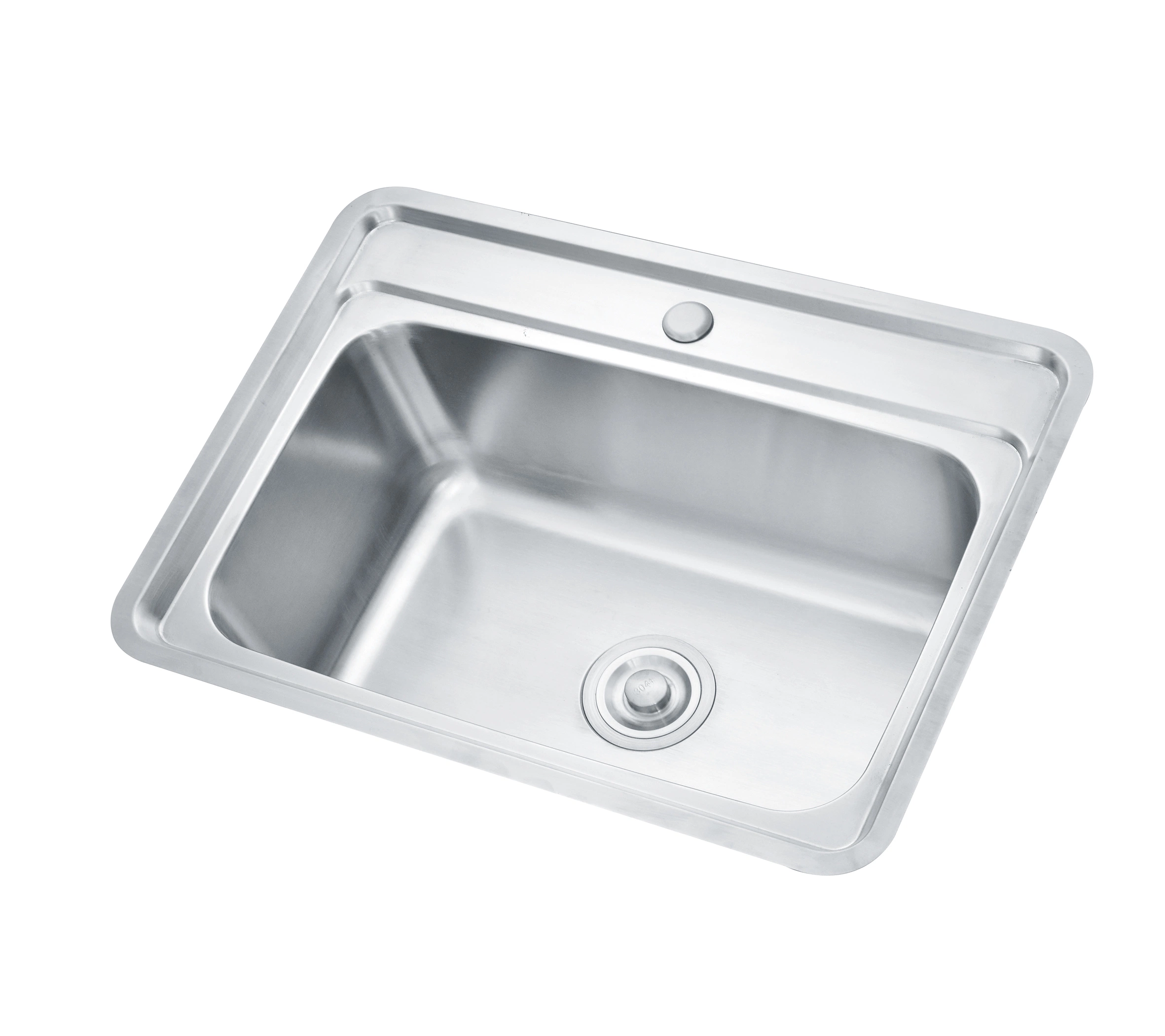 9 Inches Deep Mini Single Bowl Kitchen Sink Stainless Steel Hand Wwash Bowl Sink with Drain Board