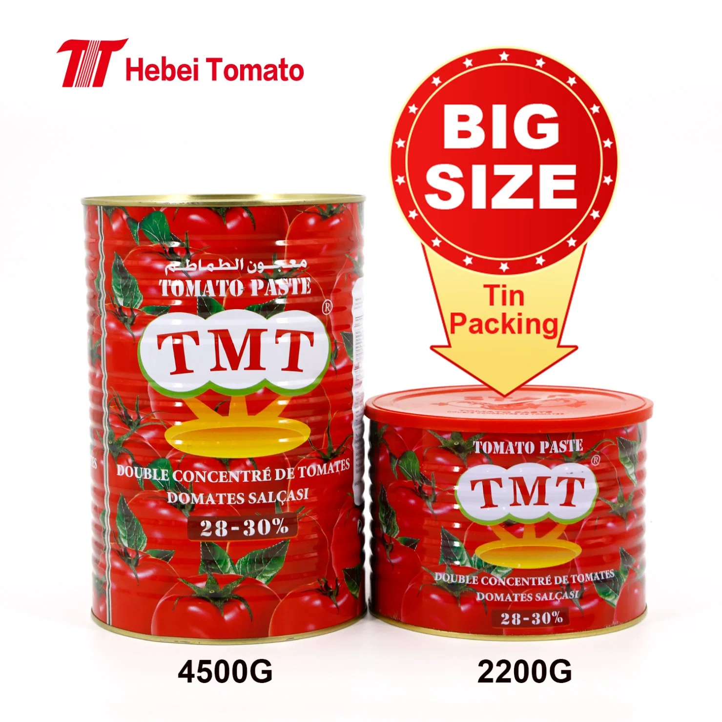 210g Tomatenpaste aus der Dose für den türkischen Markt