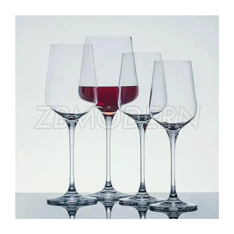 298tasse à vin rouge de luxe Set Home High-End carafe en verre de vin de création personnalisée de Crystal Set coupe haute épaissie pied