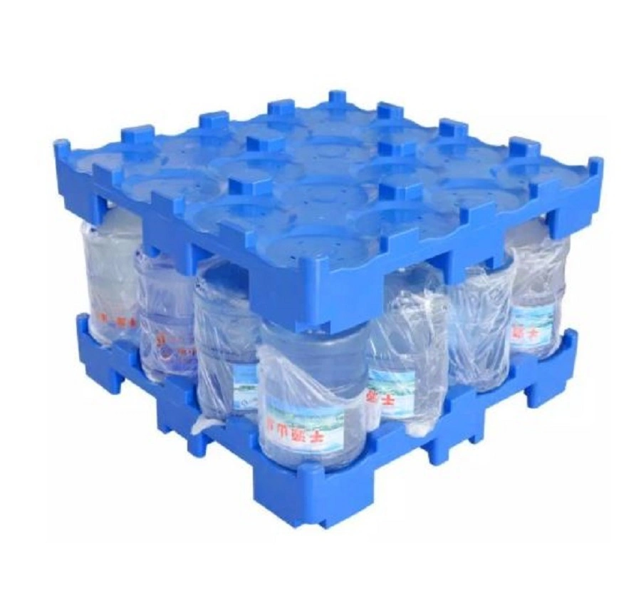 Factory Price 4X5 Standard 20PCS Water Bottles HDPE Virgin New Material Heavy Duty 4 Entry Way Plastic Tray Pallet for Storaging 5 Gallon Bottled Water