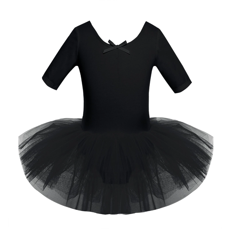 Baile Falda de Leotardo Corte espalda Ballet Danza Tutu vestir Gimnasia Trajes de Dancewear