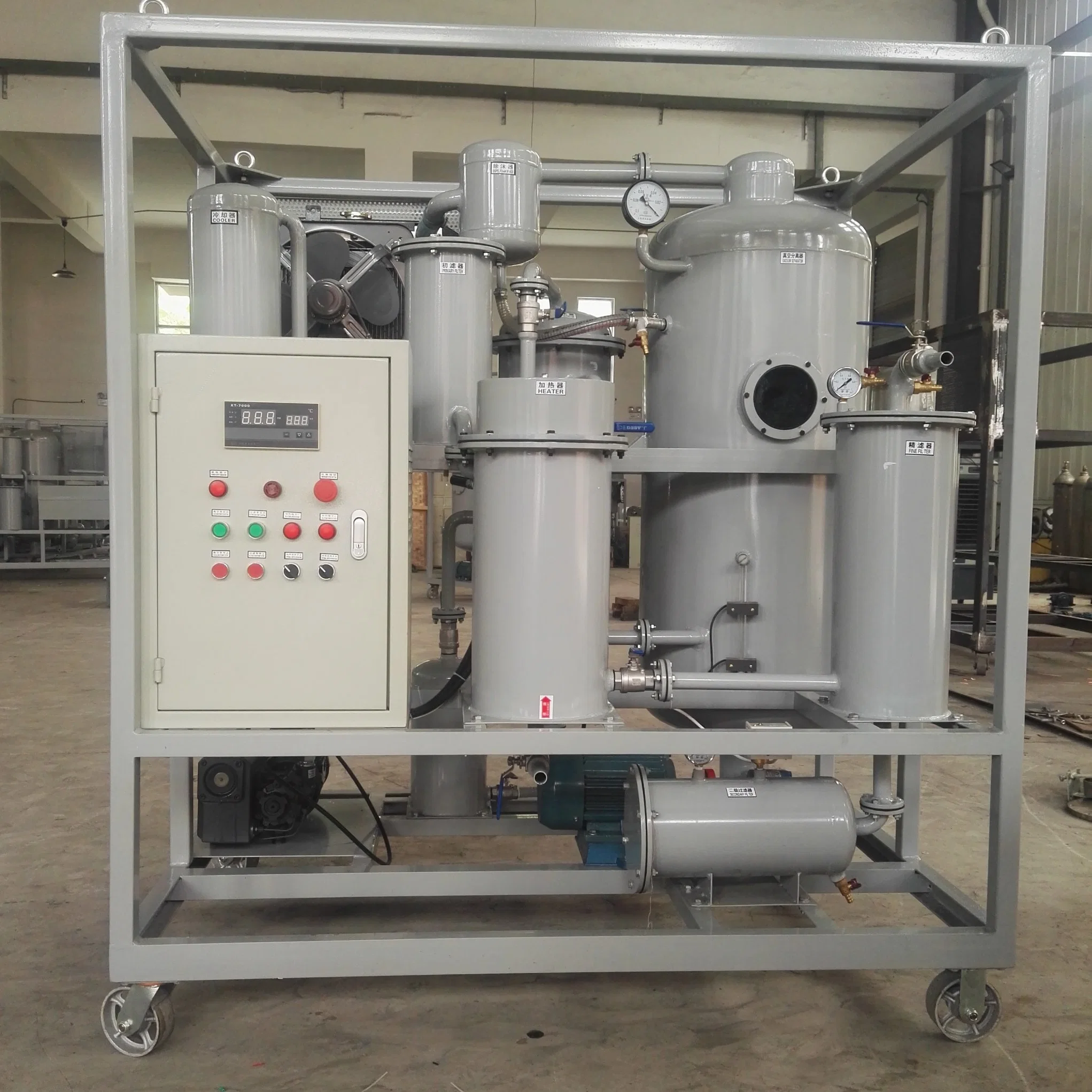 Vacuum Hydraulic Oil Filter Lubrication Oil Purification Equipment