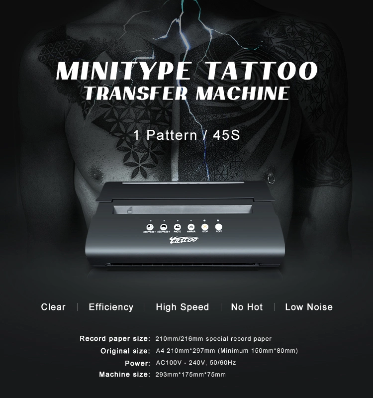 Fabrik Neueste Tattoo Schablone Drucker Thermal Kopierer Tattoo Transfer Maschine Für professionelles Tattoo Kopierpapier