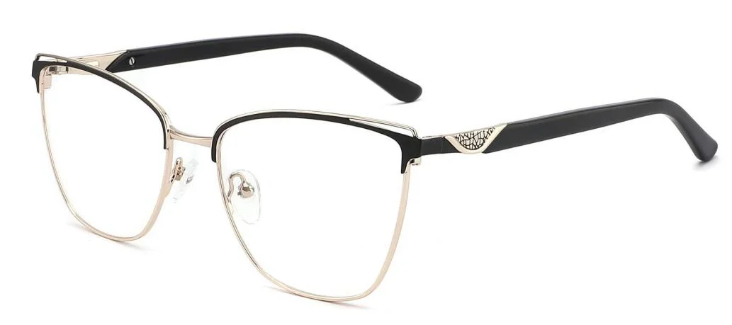 Lunettes optiques Fashion Lady Metal haute qualité 2 couleurs