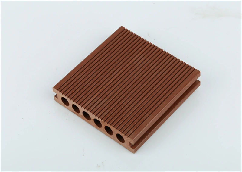 PVC / PE Wood Plastic Composite Flooring with Customized Size for House