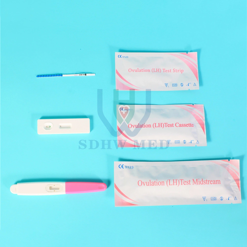 Health Care Product Lh Ovulation Test for Women Midstream Strip