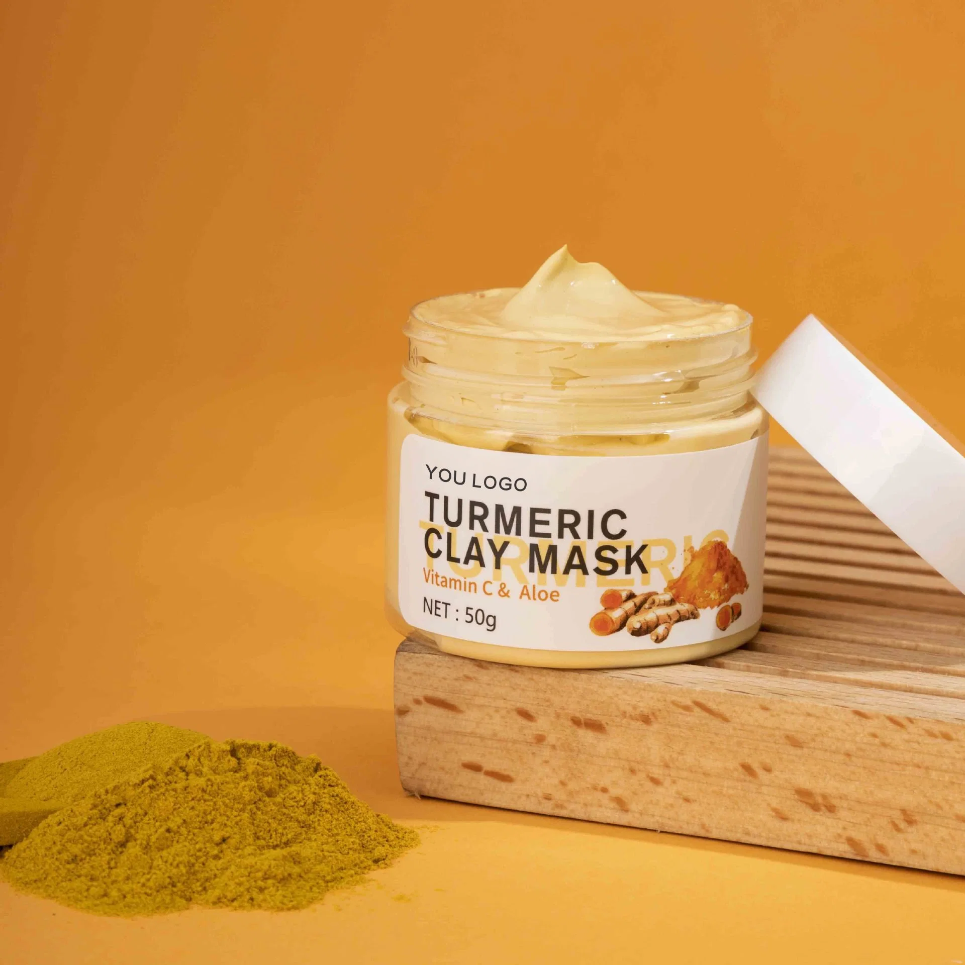 Beauty for Acne Dark Spots Smooth Refine Pores Skin Care Turmeric Vitamin C Mud Mask Cosmetics