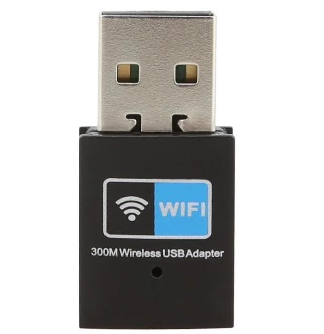 Высококачественный WiFi-адаптер 802.11b/G/N 300 Мбит/с Mini USB