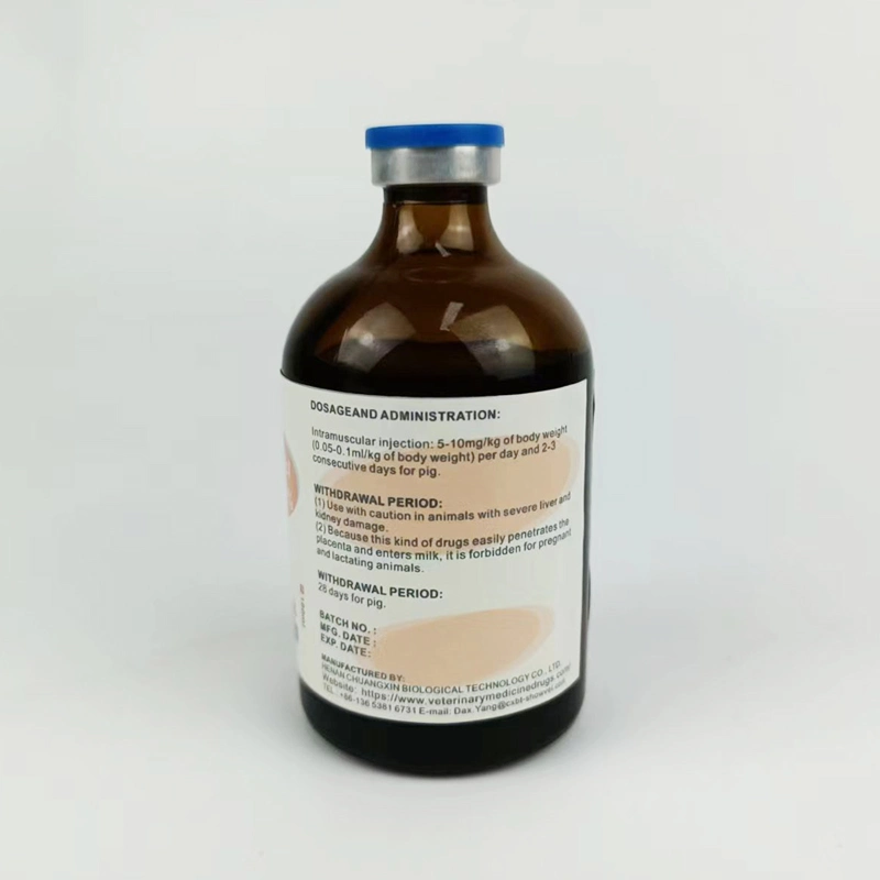 Factory Price Veterinary Medicine Doxycycline Hydrochloride HCl Injection for Cattles Pigs