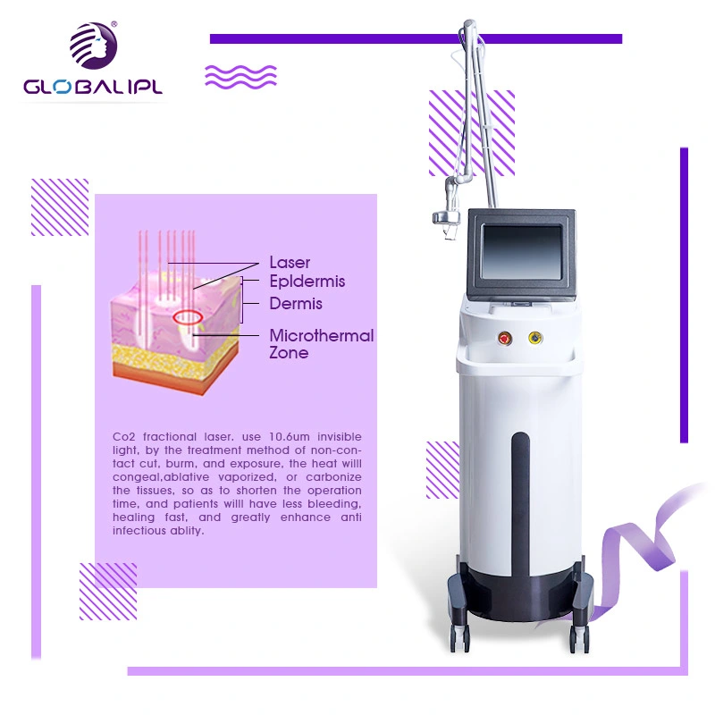 Long cycle de vie médicale Rajeunissement de la peau fractionnaire de CO2 Laser Laser anti de vieillissement de la machine