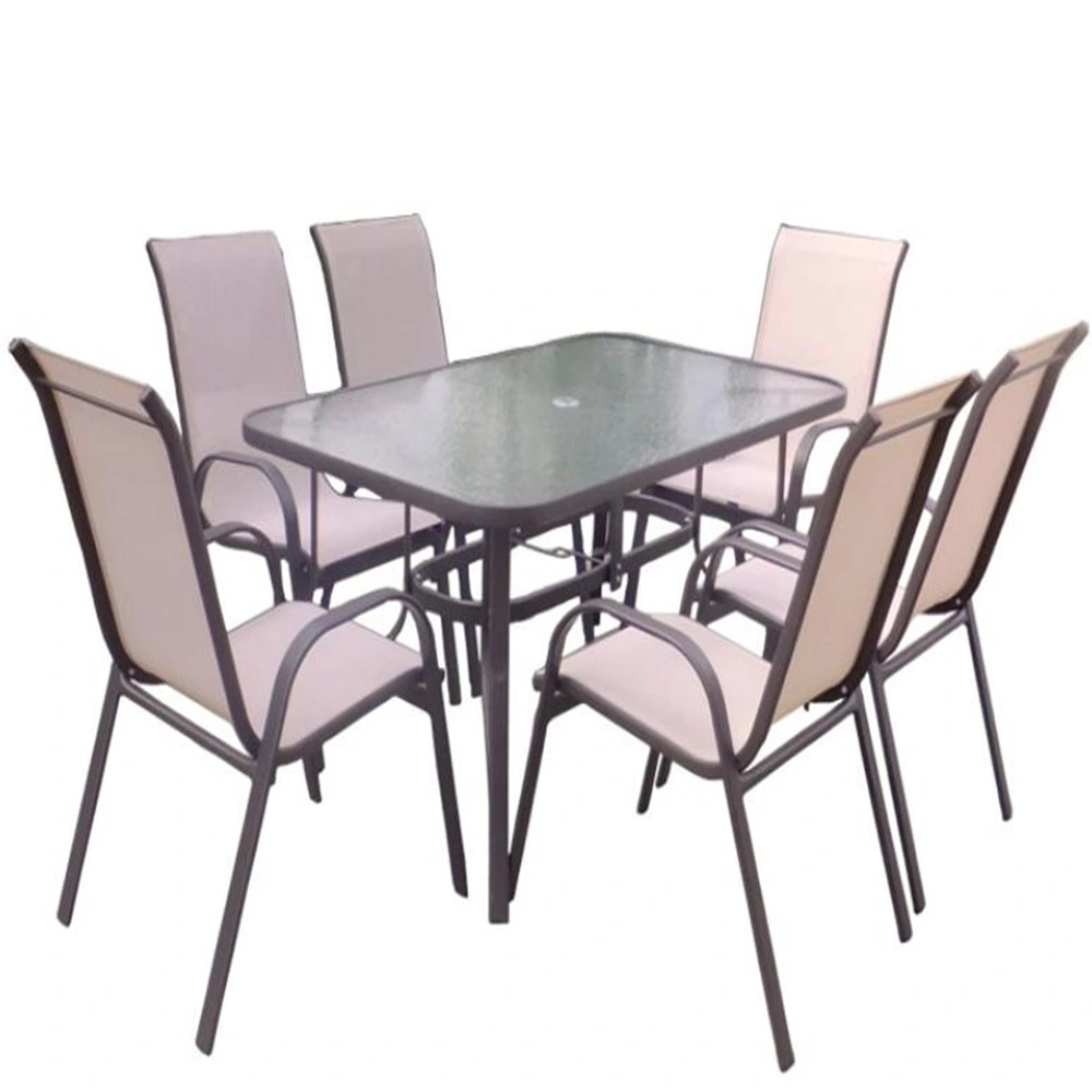 Outdoor Modern Metal Folding Foldable Garden Chairs and Table