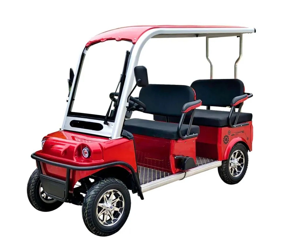 Electric New Car Golf Cart Has 4 Seats