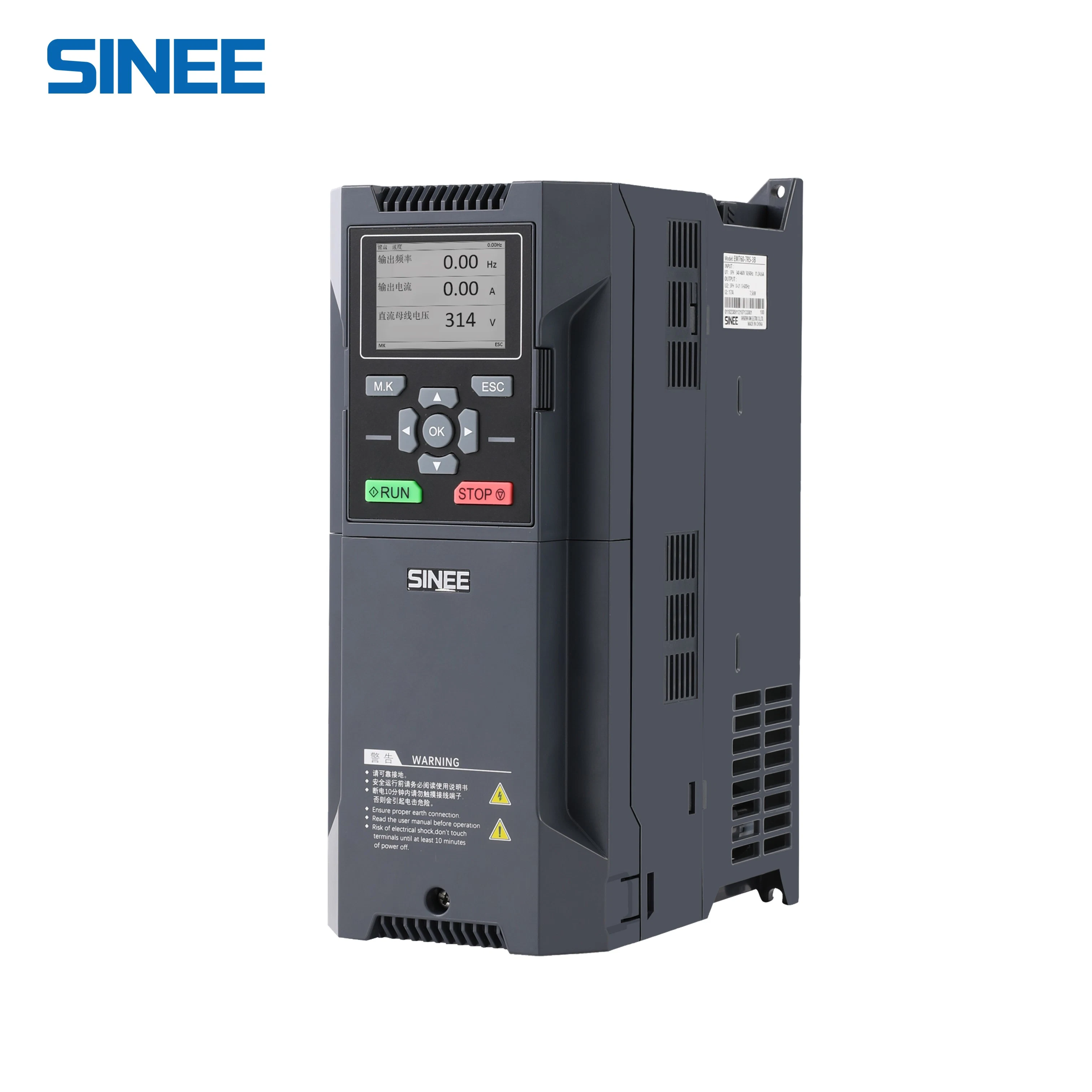 Variable Frequency Inverter 7.5kw Single Phase Three Phase Drive Converter Controller