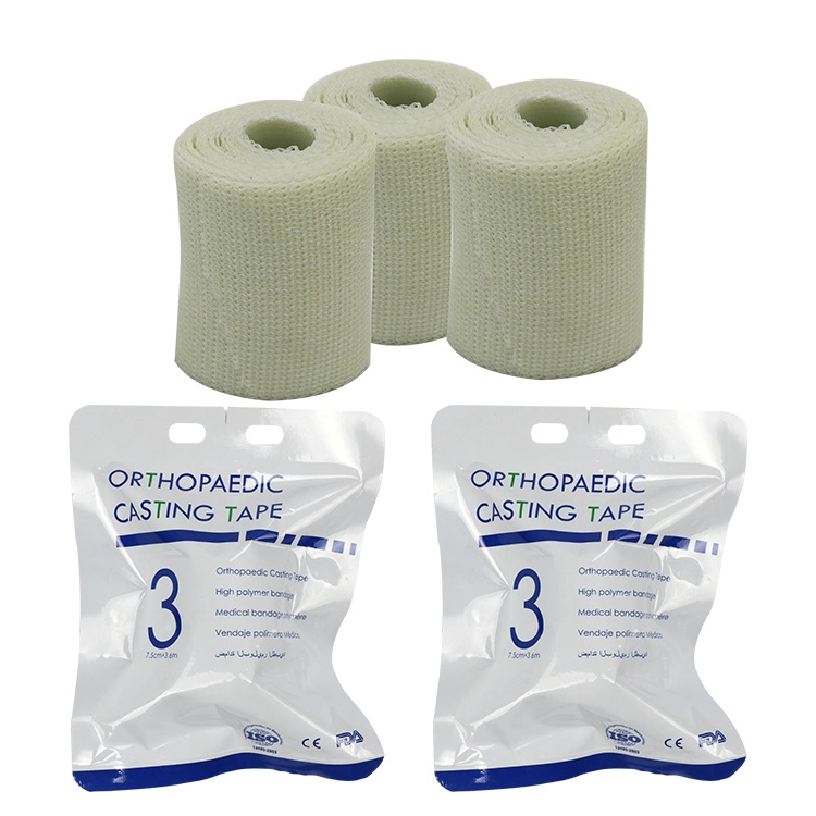 Orthopaetic Casting Adhesive Bandages Fiberglass Polymer Casting Tape