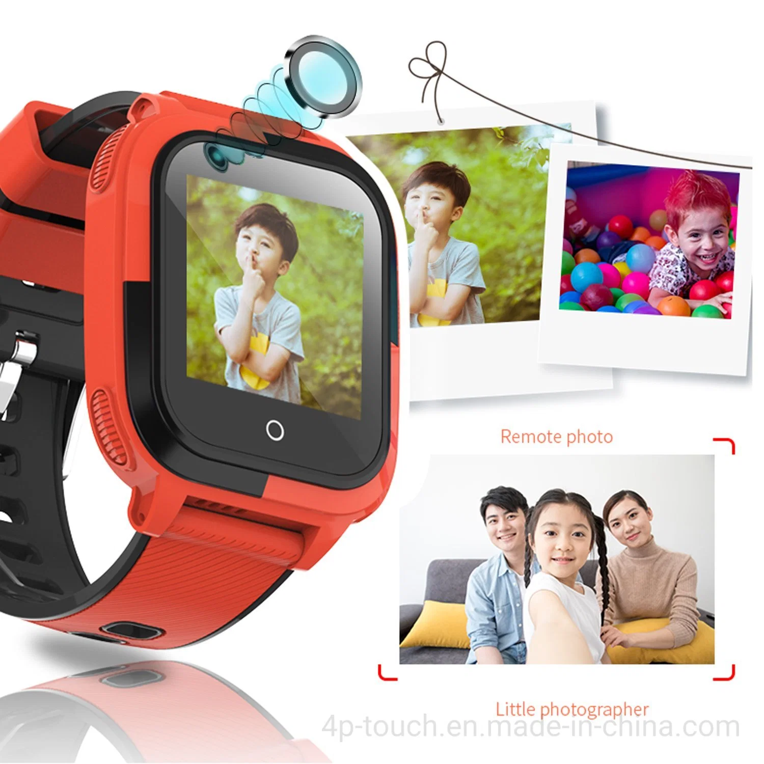 New Arrival 4G WiFi GPS IP67 Waterproof Kids Smart Watch with Camera Video Call for Fitness Tracking D56