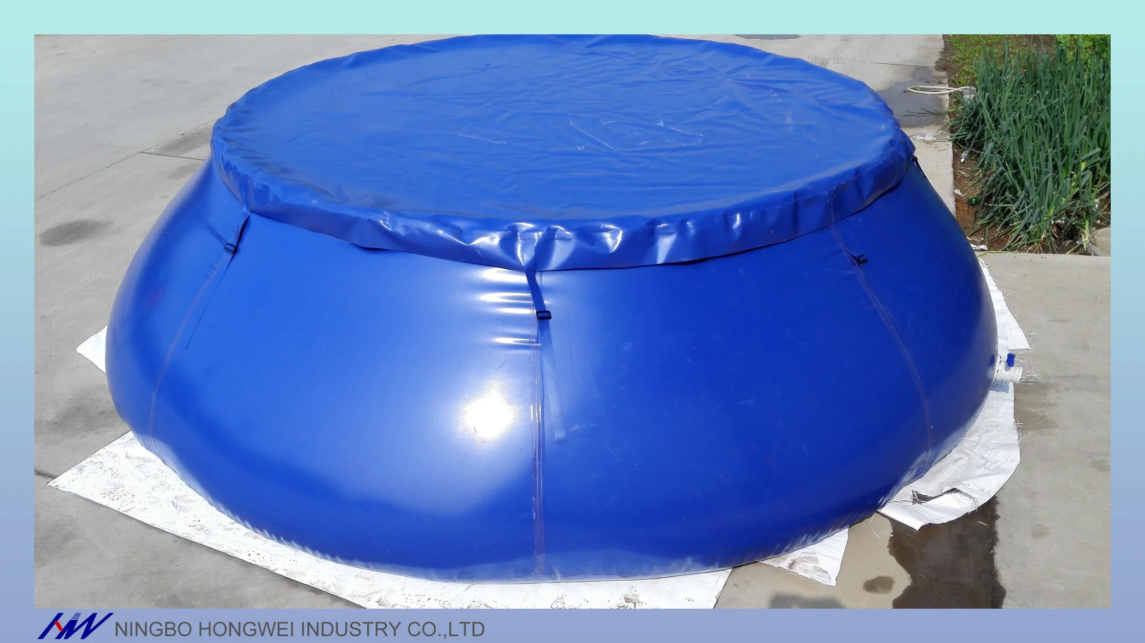 tanque para bexiga flexível de armazenamento de água macia em PVC, 5000 l, insuflável deformável