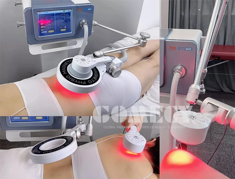 La lumière rouge Magnetotherapy Pmst Neo thérapie avec le proche infrarouge pour le traitement de l'épaule