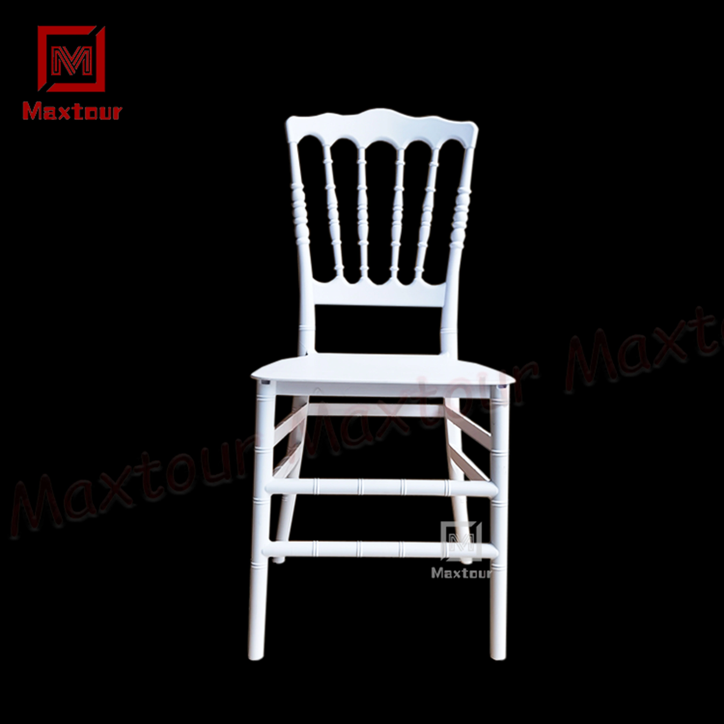 Chaise d'extérieur blanche Chaises Chiavari pour adultes en plastique Mobilier de salle à manger Événement Mariage Chaise Tiffany