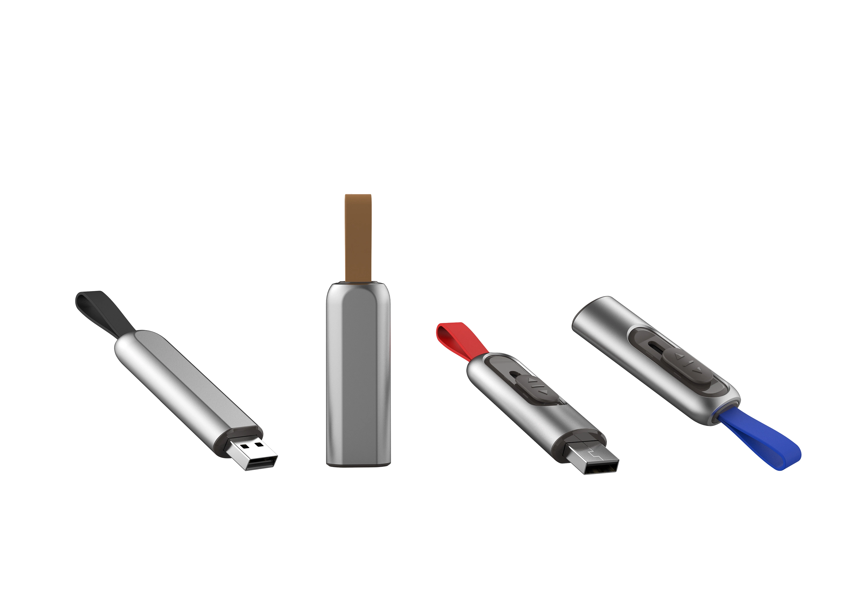 محرك أقراص USB محمول مخصص للهدايا محرك أقراص USB محمول متوافق مع USB2.0 ذاكرة USB Memory المعدنية