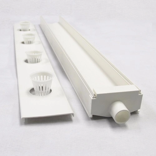 Plastic Hydroponic Gully Nft Channel Vertical Farming PVC Channel Grow System