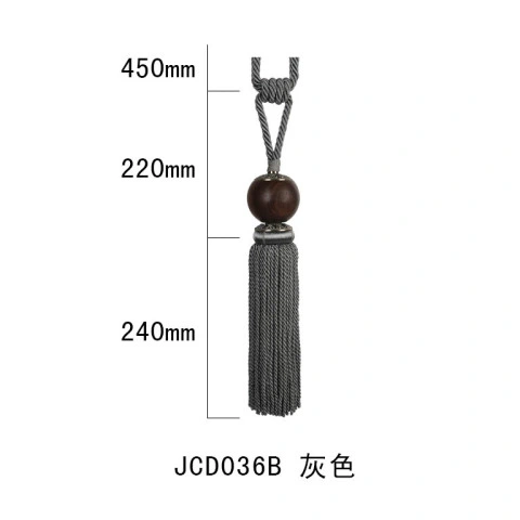 Jarcar Chinese Design Wooden Material Tassels for Curtains Handmade Tassels Tieback Curtain Accessories Fringe Tassels Blind Tassels