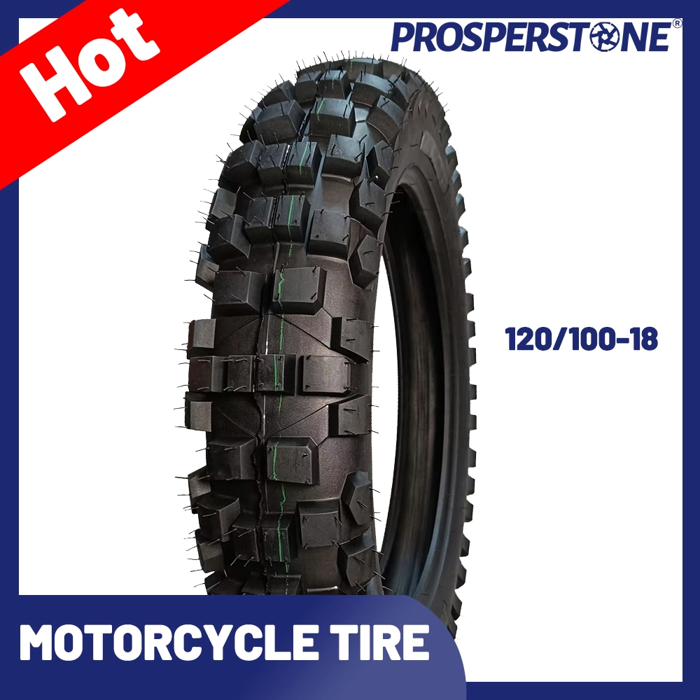 Wear-Resistant estándar del neumático de caucho duraderas motocicleta 120/100-18