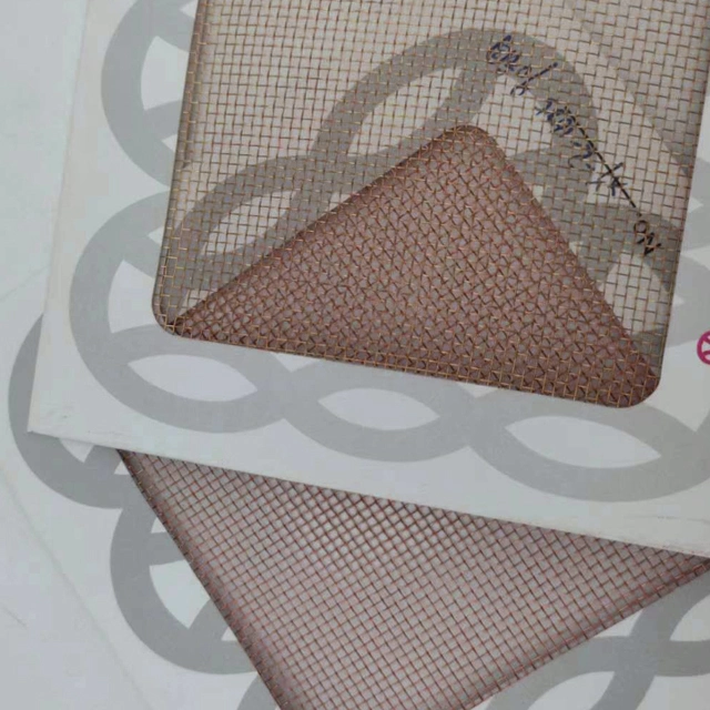 Customized Color Traditional Style Gold Color Glass Laminated Mesh for Decorative