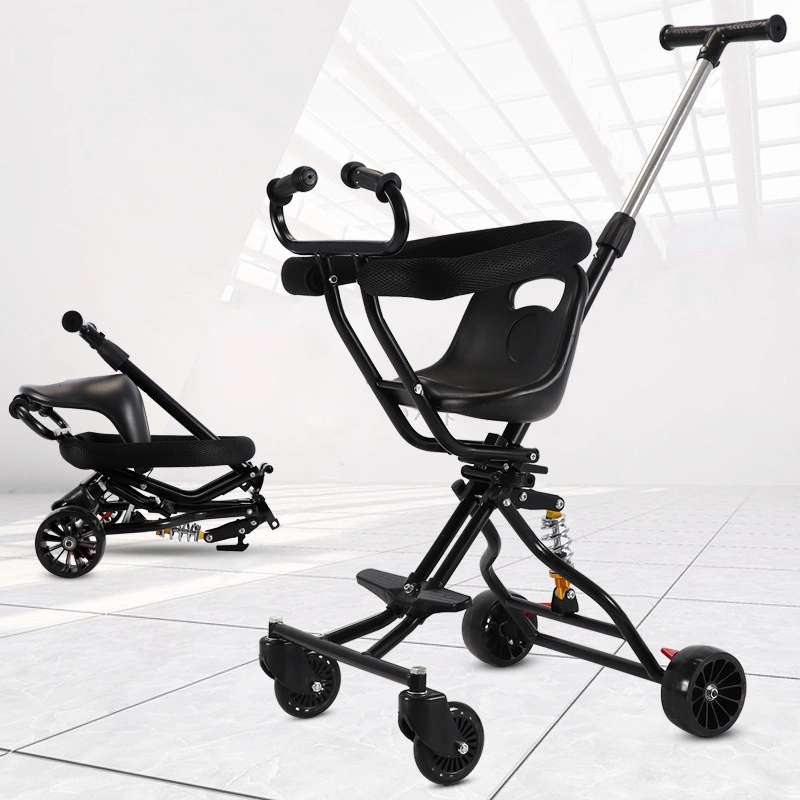 Factory Supplier Shock Absorber Kids Folding Trolley Baby Lightweight Stroller with Umbrella